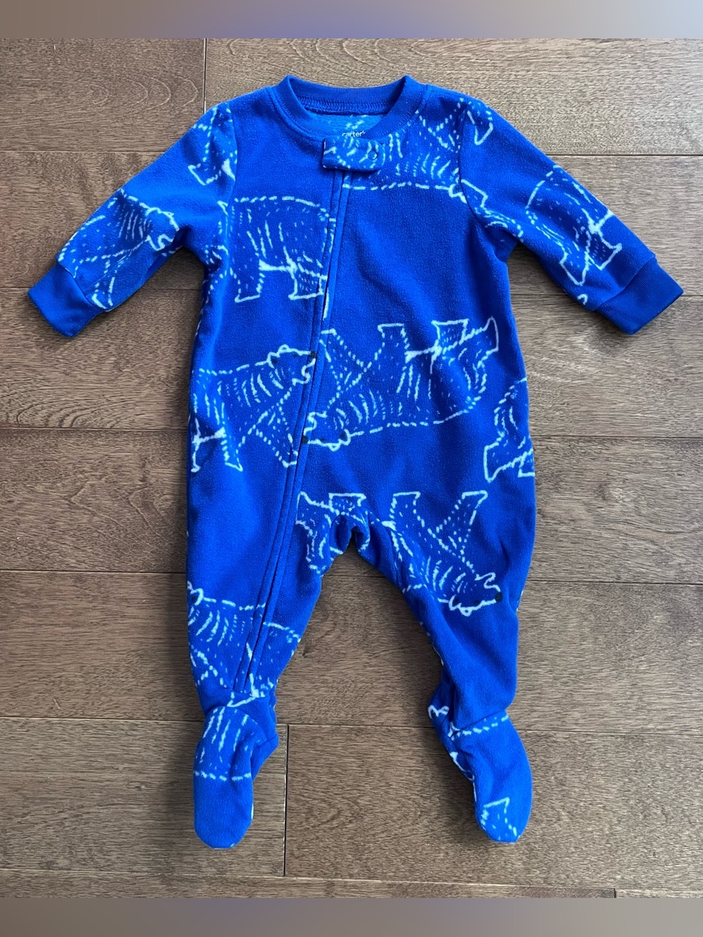 3/$10 CARTERS Baby boy fleece pyjamas
3m